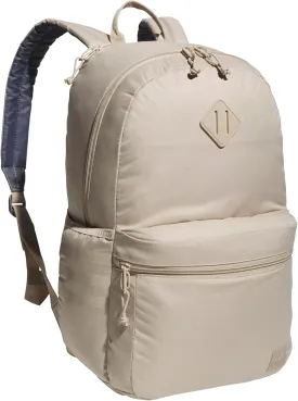 adidas Classic 3-Stripe Durable Backpack Student Athletic Sport Laptop Book Bag, Clay Brown/Onix Grey/5.0, One Size