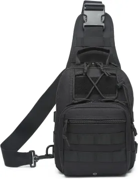 ATBP Small Tactical Sling Backpack Bag for Men Military Shoulder Bag Pack EDC Crossbody Bag for Hiking 7 Liters