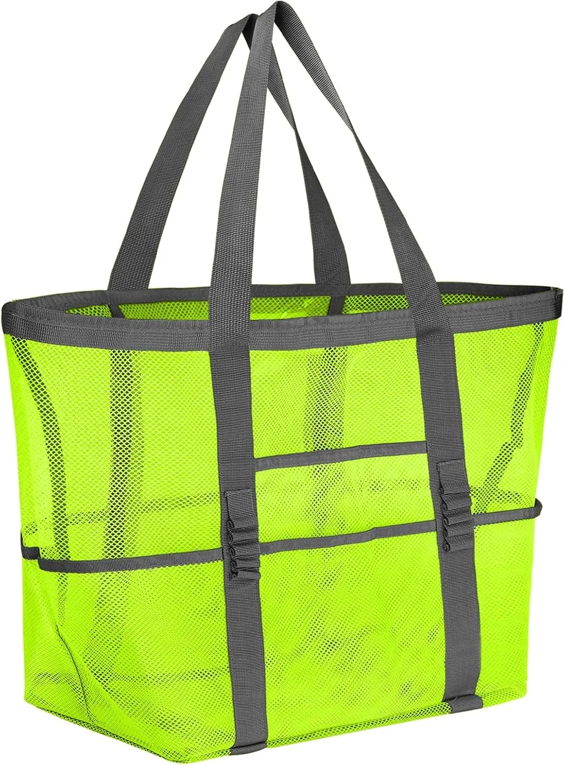 fotwen Large Beach Tote Bag - Plus Waterproof Sandproof Mesh Beach Bag for women