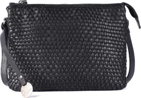 Genuine Leather Crossbody Sling Bag for Women - Trendy Casual Office Bag with Adjustable Strap