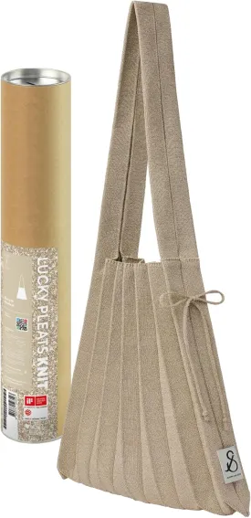 JOSEPH & STACEY Lucky Pleats Knit Bag Starry M | Sustainable Foldable Women's Tote Bag | Lightweight Minimalist Everyday Bag