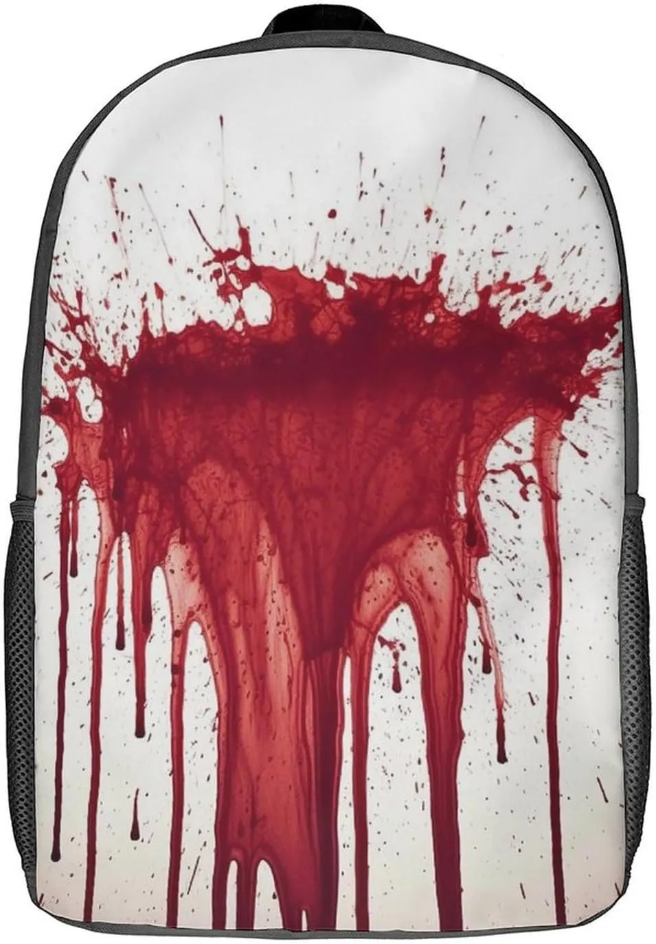 Laptop Backpack Casual Daypack Waterproof Blood Splash Computer Bag Business Work Bag for Travel