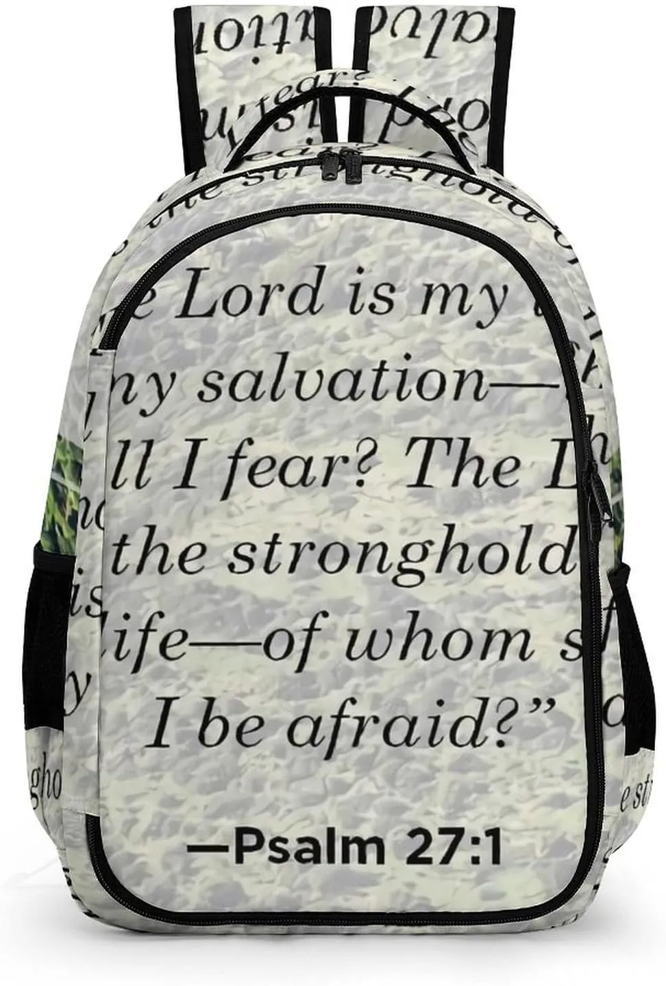 Psalm Backpack Large Capacity Lightweight Backpack Laptop Backpack For Unisex