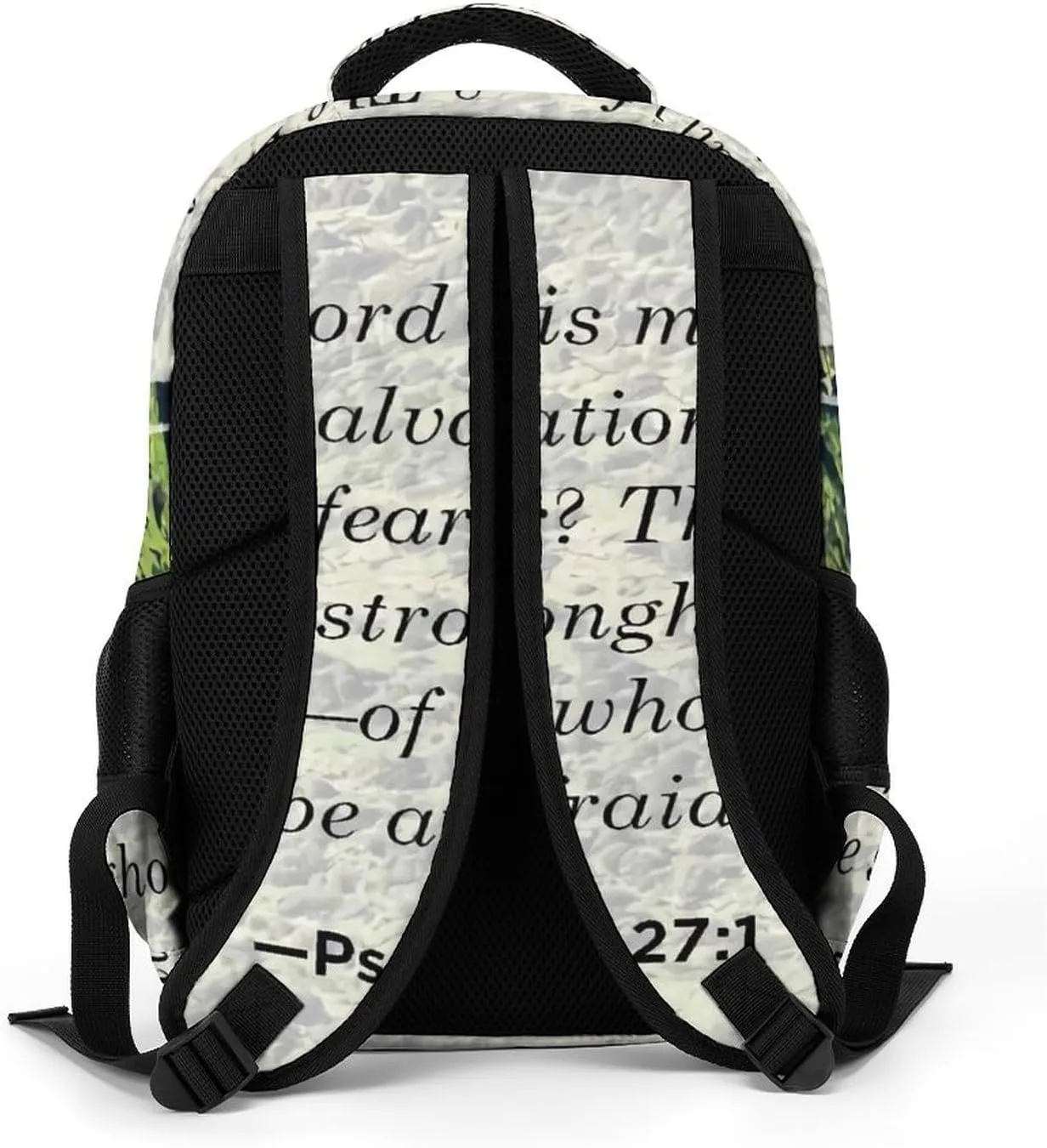 Psalm Backpack Large Capacity Lightweight Backpack Laptop Backpack For Unisex