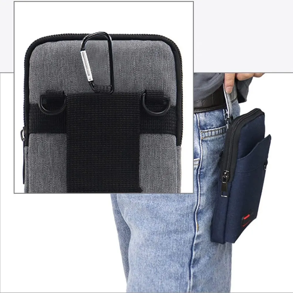 Travel Cell Phone Pouch Belt Pouch, Phone Holster Crossbody Bag with Shoulder Strap for iPhone Case Holder for Hand with Neck Lanyard Smartphone Walking Passport Wallet
